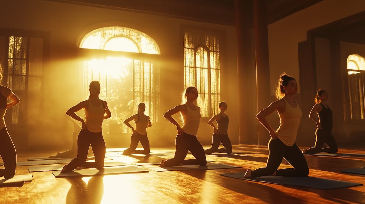 Groupe de yogis